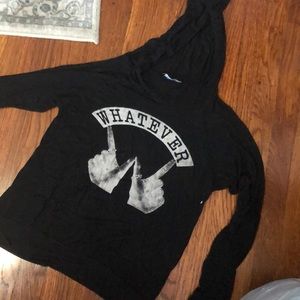 “WHATEVER” sweatshirt/hoodie